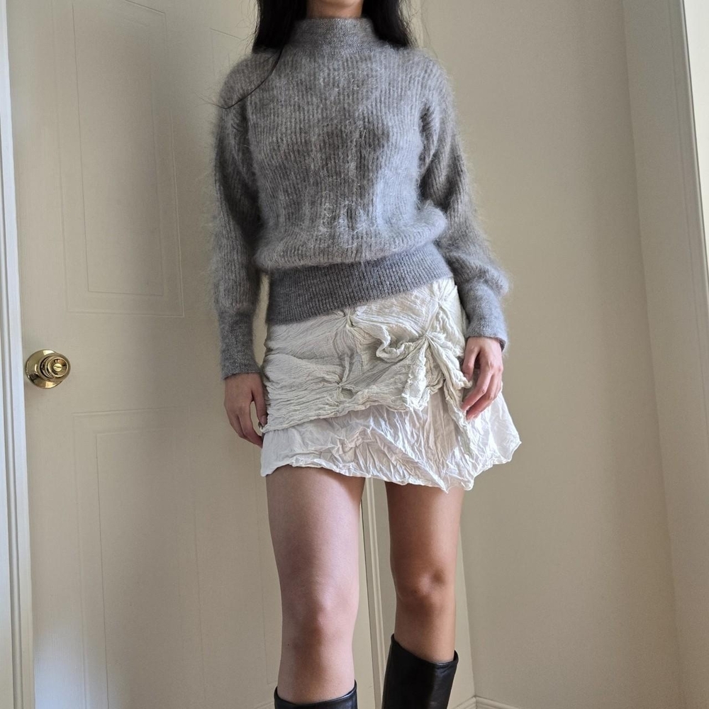Grey Mohair Sweater